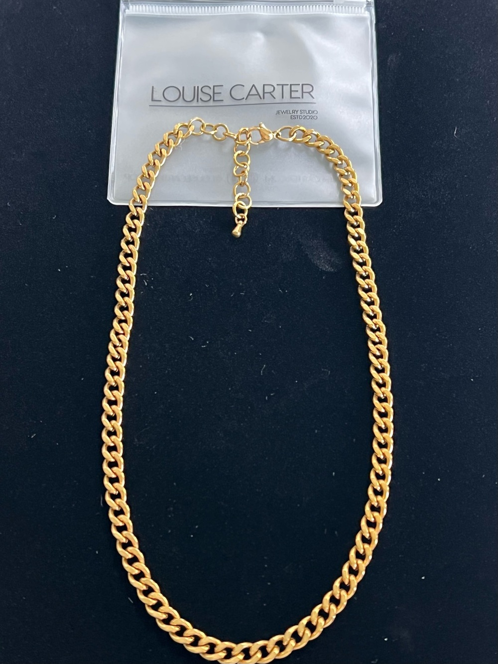 Louise Carter Havana Cuban Link Necklace NEW